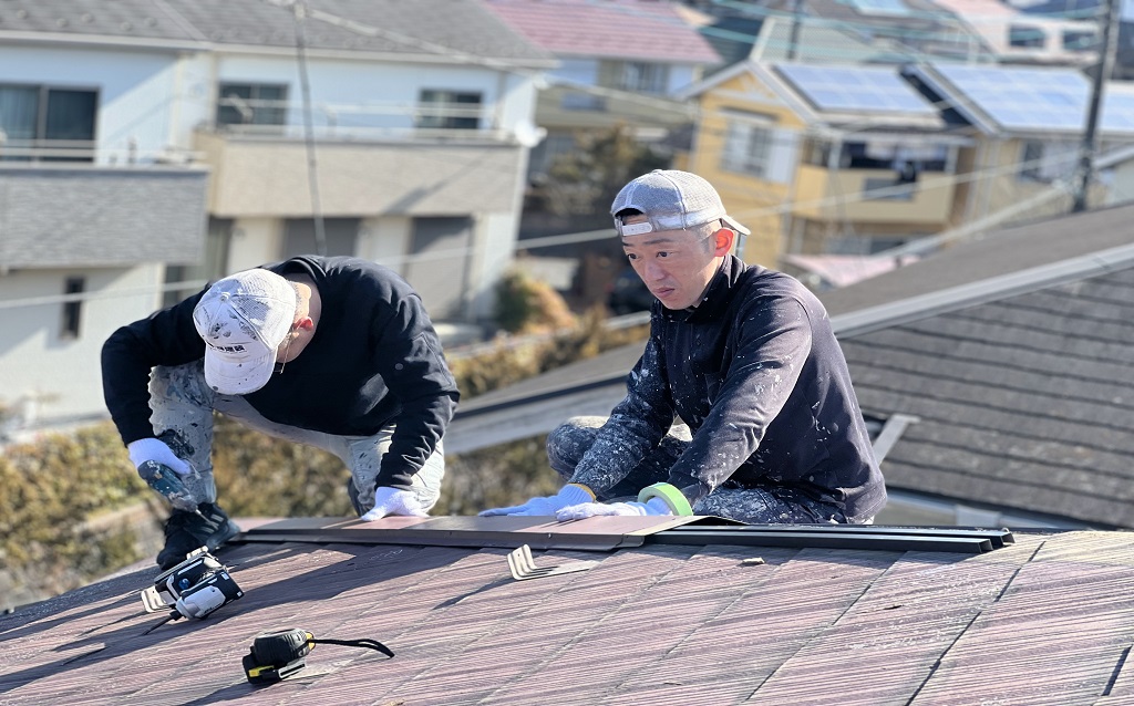 屋根　塗装　リフォーム　埼玉