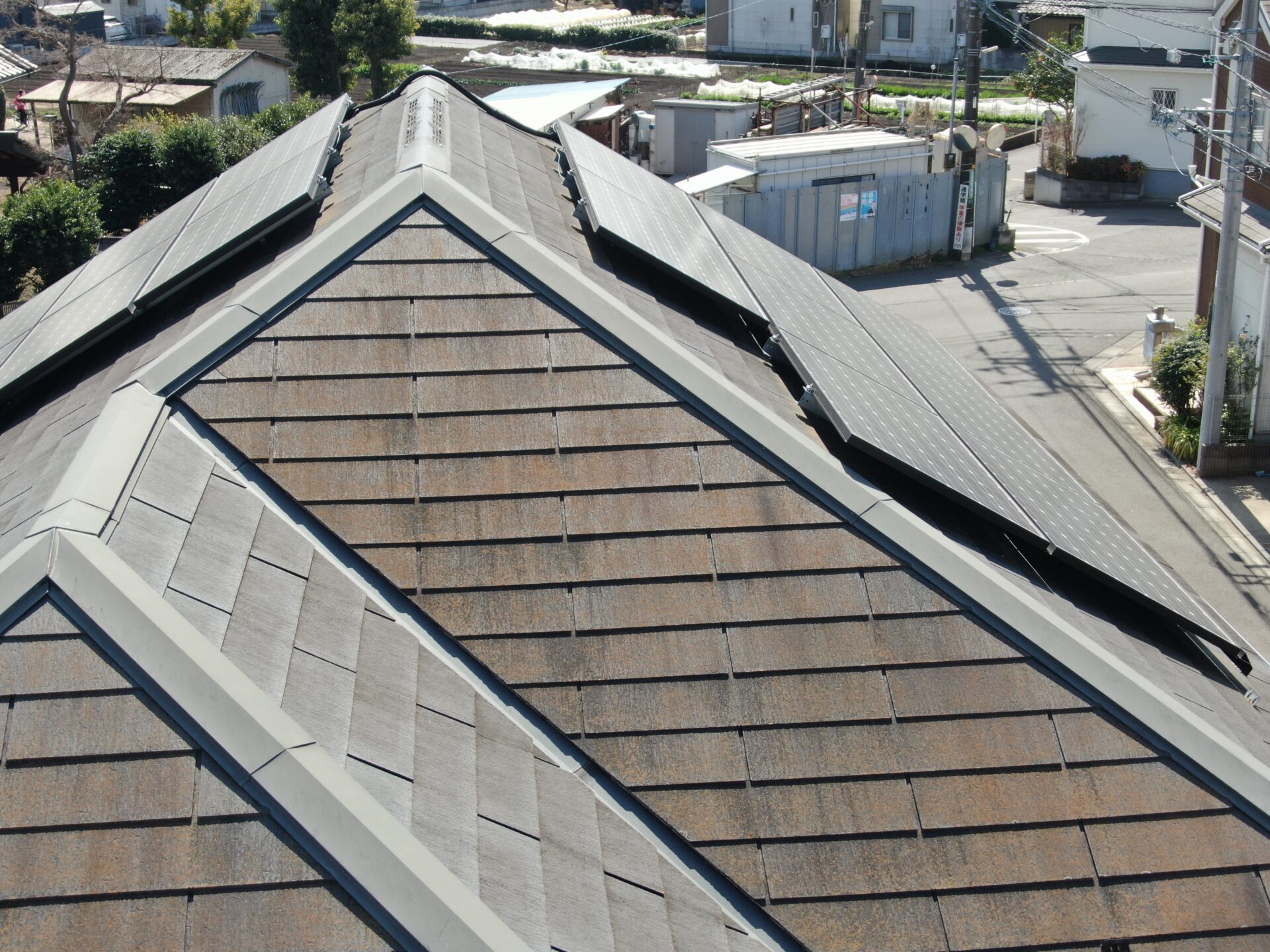 外壁塗装 屋根塗装 塗り替え 軒 劣化 太陽光パネル