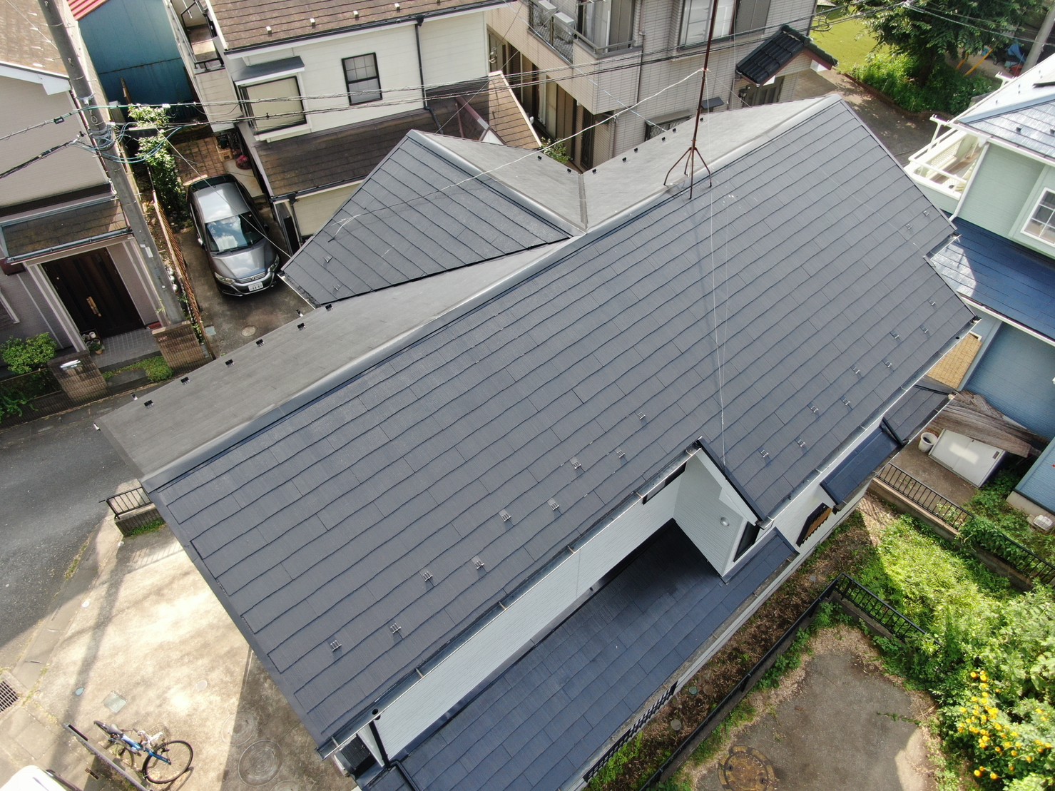 外壁塗装 屋根塗装 塗り替え　外壁リフォーム　屋根　屋根修理　ドローン