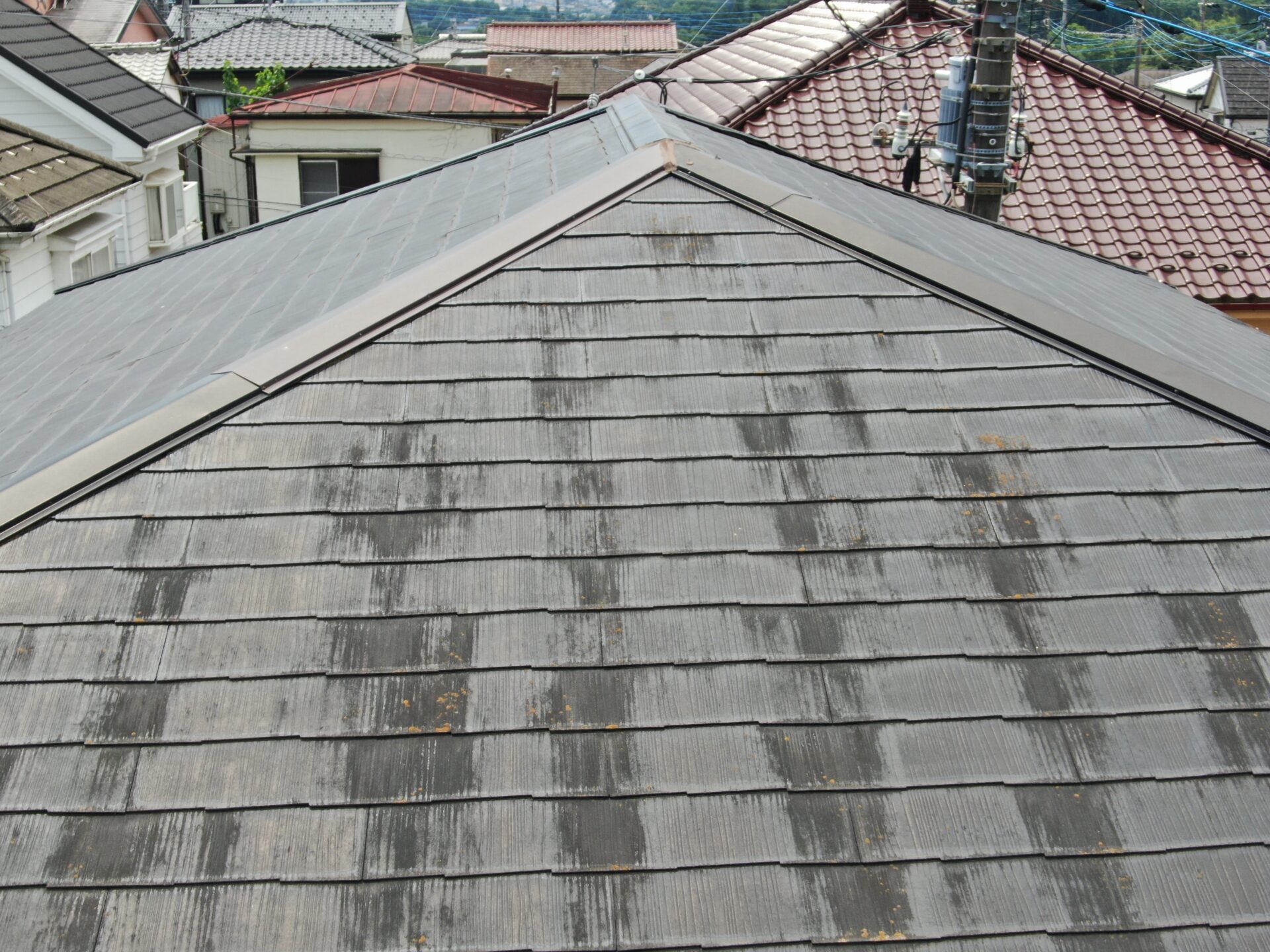 屋根　劣化　屋根塗装　棟板金